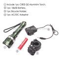 Q5 /5W-1200 Lumens, On time Delivery, BT-4768 High Power Tactical Hunting LED Flashlight